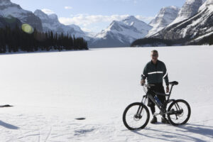 Riding on Maligne Lake - Jasper
