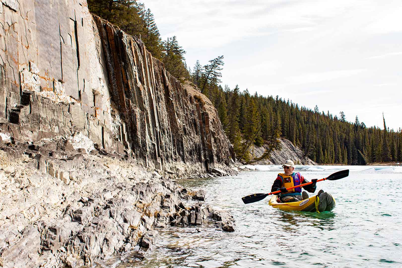 Kayaking Explore Jasper National Park Alberta Canada