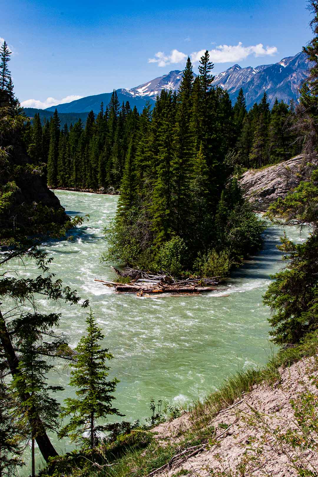 Maligne Canyon Summer Explore Jasper National Park Alberta Canada