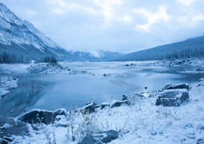 Medicine Lake Winter - Explore Jasper